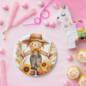 Assiettes En Carton Plaques de papier à écussons d'automne, tournesols (Fête)