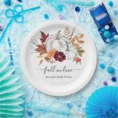 Assiettes En Carton Plaques de papier à Fête des mariées à Citrouille  (Fête)