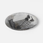 Assiettes En Carton Plaques de papier à panneau du coin de large aquar (Angle)