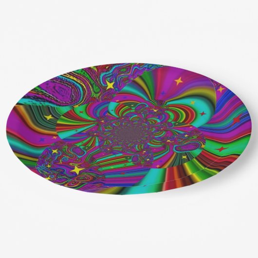 Assiettes En Carton Plaques de papier à papier "Master Wizard Imaginai (Angle)