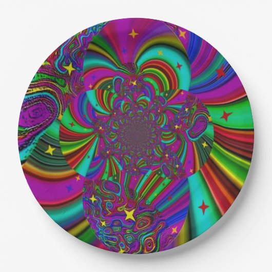 Assiettes En Carton Plaques de papier à papier "Master Wizard Imaginai (Devant)