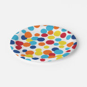 Assiettes En Carton Plaques de papier à points d'anniversaire (Angle)