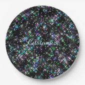 Assiettes En Carton Plaques de papier à poussière étoilée (Devant)