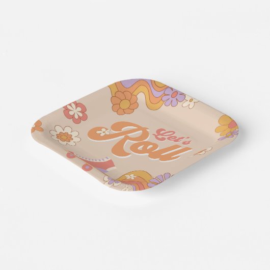 Assiettes En Carton Plaques de papier à roulettes super (Angulaire)