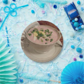 Assiettes En Carton Plaques de papier à soupe de betterave froide polo (Fête)