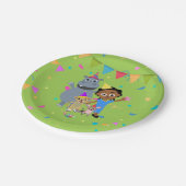 Assiettes En Carton Plaques de papier Akili et Friends (Angle)