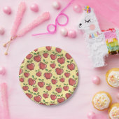 Assiettes En Carton Plaques de papier Apple rouge frais (Fête)