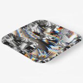 Assiettes En Carton Plaques de papier arc-en-ciel (Angulaire)