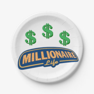 Assiettes En Carton Plaques de papier argent