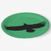 Assiettes En Carton Plaques de papier avec Aigle volant Vos couleurs (Angle)