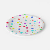 Assiettes En Carton Plaques de papier avec beaucoup de points O' (Angle)