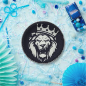 Assiettes En Carton Plaques de papier avec conception lion (Fête)
