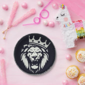 Assiettes En Carton Plaques de papier avec conception lion (Fête)
