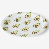 Assiettes En Carton Plaques de papier - Avocado (Angle)