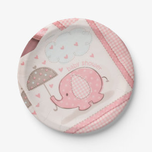 Assiettes En Carton Plaques de papier baby shower