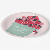 Assiettes En Carton Plaques de papier Baby shower Berry Sweet (Angle)