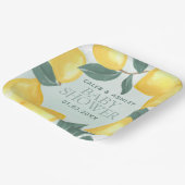 Assiettes En Carton Plaques de papier Baby shower citron vert (Angulaire)