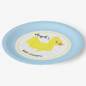 Assiettes En Carton Plaques de papier Baby shower en caoutchouc (Angle)