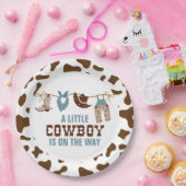 Assiettes En Carton Plaques de papier Baby shower Rodeo Western Cowboy (Party)