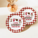 Assiettes En Carton Plaques de papier Baby shower Rodeo Western Cowboy<br><div class="desc">assiettes de baby shower cowboy.</div>