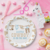 Assiettes En Carton Plaques de papier Baby shower Rodeo Western Cowboy (Fête)