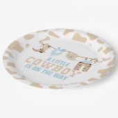Assiettes En Carton Plaques de papier Baby shower Rodeo Western Cowboy (Angle)