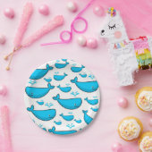Assiettes En Carton Plaques de papier Baleines (Fête)