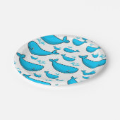 Assiettes En Carton Plaques de papier Baleines (Angle)