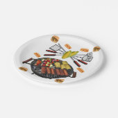 Assiettes En Carton Plaques de papier barbecue (Angle)