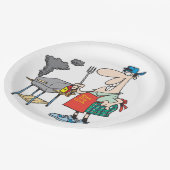 Assiettes En Carton Plaques de papier barbecue (Angle)