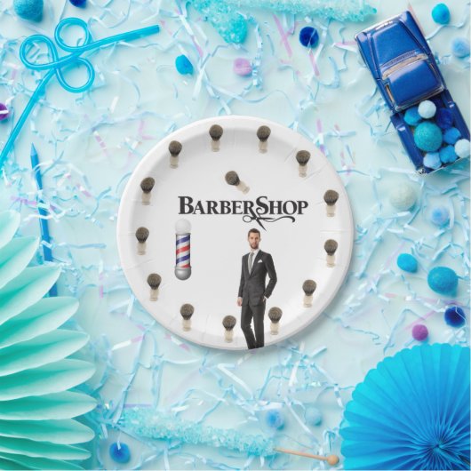 Assiettes En Carton Plaques de papier Barre (Fête)