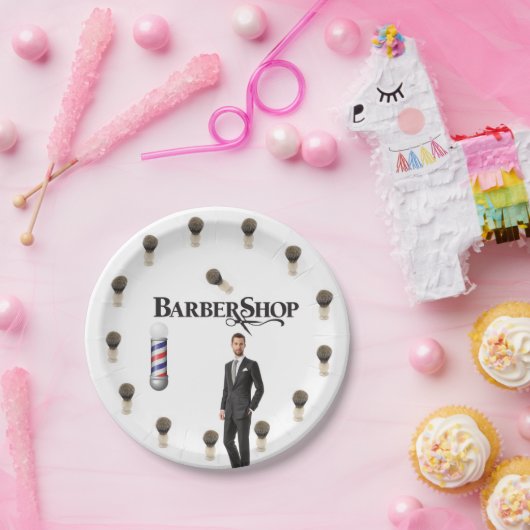 Assiettes En Carton Plaques de papier Barre (Fête)