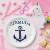 Assiettes En Carton Plaques de papier Bermudes ! (Fête)