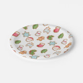 Assiettes En Carton Plaques de papier biscuit de Noël, plaque de fête (Angle)