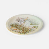 Assiettes En Carton Plaques de papier blanc (Angle)