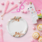 Assiettes En Carton Plaques de papier blanc Boho (Fête)