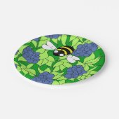 Assiettes En Carton Plaques de papier Blueberry Delight (Angle)