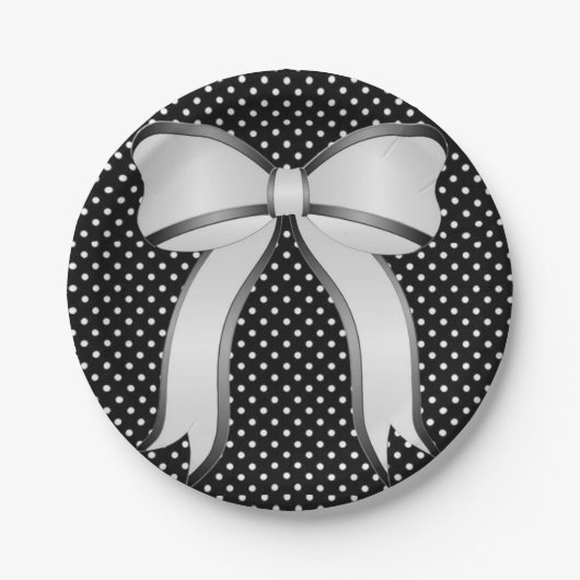 Assiettes En Carton Plaques de papier Bow (Devant)