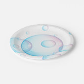 Assiettes En Carton Plaques de papier bulle, 7 pouces (Angle)