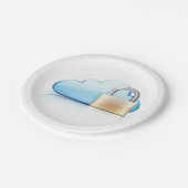 Assiettes En Carton Plaques de papier cadenas de sécurité Internet (Angle)