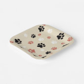 Assiettes En Carton Plaques de papier carré imprimées (Angulaire)