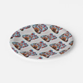 Assiettes En Carton Plaques de papier Chat Lucky (Angle)
