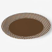 ASSIETTES EN CARTON PLAQUES DE PAPIER CHEX 14-BROWN-2 (Angle)