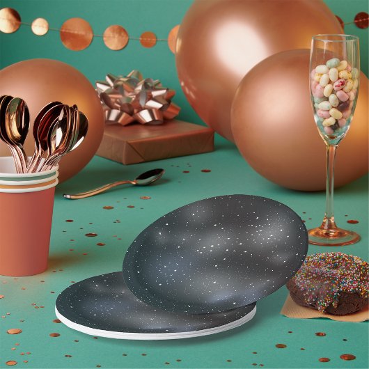 Assiettes En Carton Plaques de papier ciel nocturne