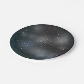 Assiettes En Carton Plaques de papier ciel nocturne (Angle)