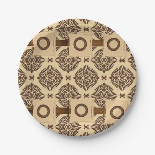 Assiettes En Carton Plaques de papier Circulaire (Devant)