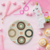 Assiettes En Carton Plaques de papier Circulaire (Fête)