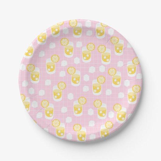 Assiettes En Carton Plaques de papier citron mignonnes (Devant)