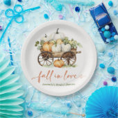 Assiettes En Carton Plaques de papier Citrouille d'automne (Fête)