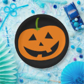 ASSIETTES EN CARTON PLAQUES DE PAPIER CITROUILLE HALLOWEEN JACK-O-LANT (Fête)
